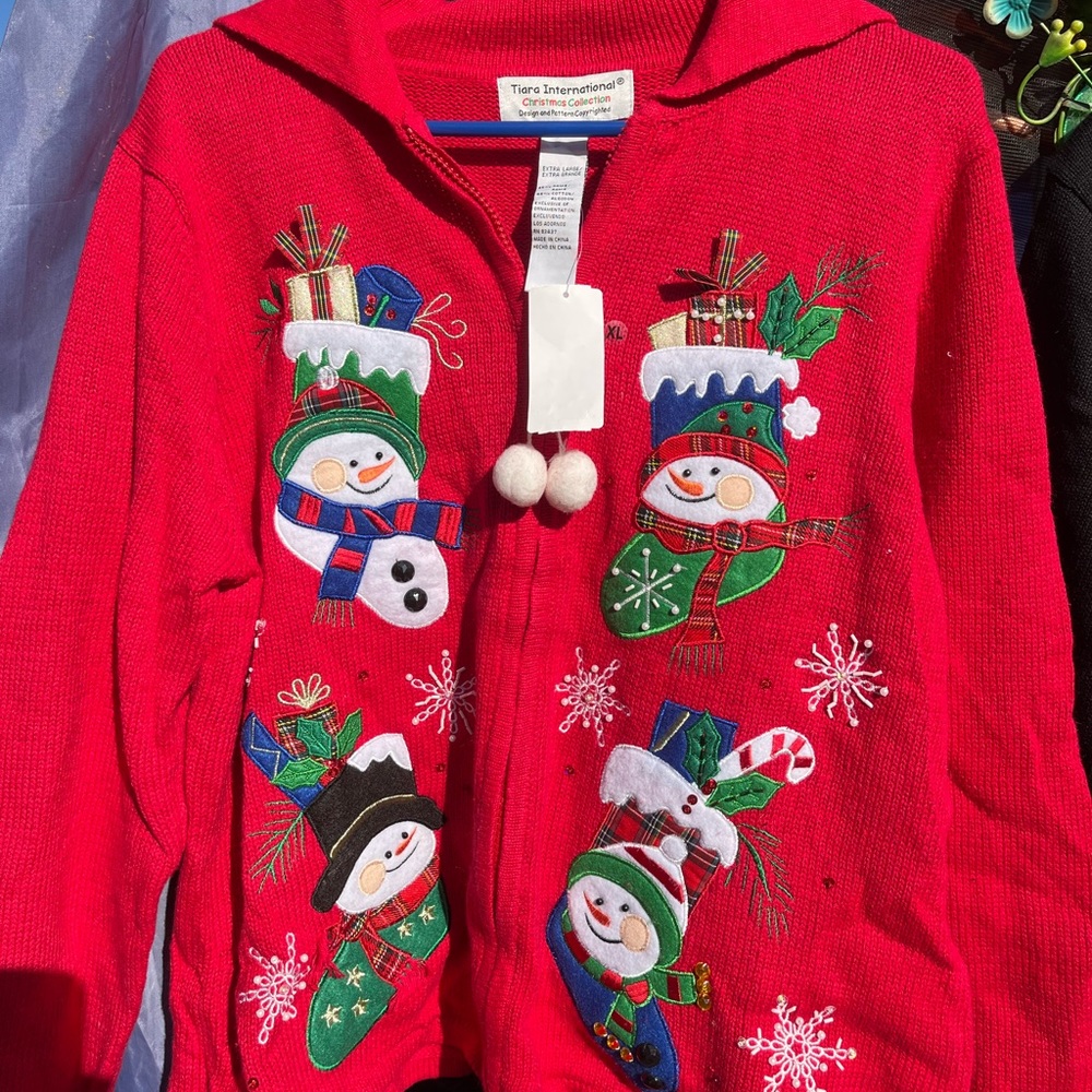 Ugly Christmas Sweater Frosty the snowman